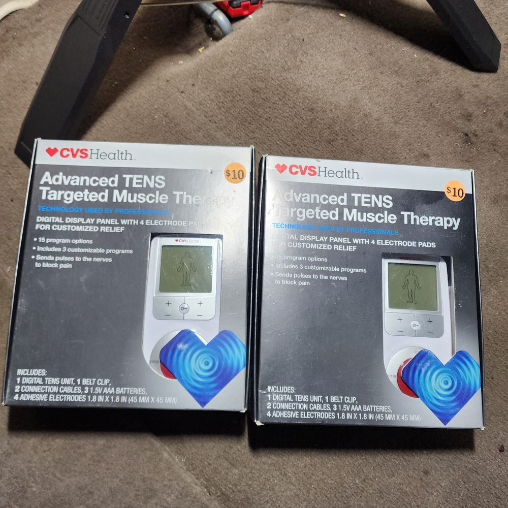 Advanced TENS Targeted Muscle Therapy Device - White